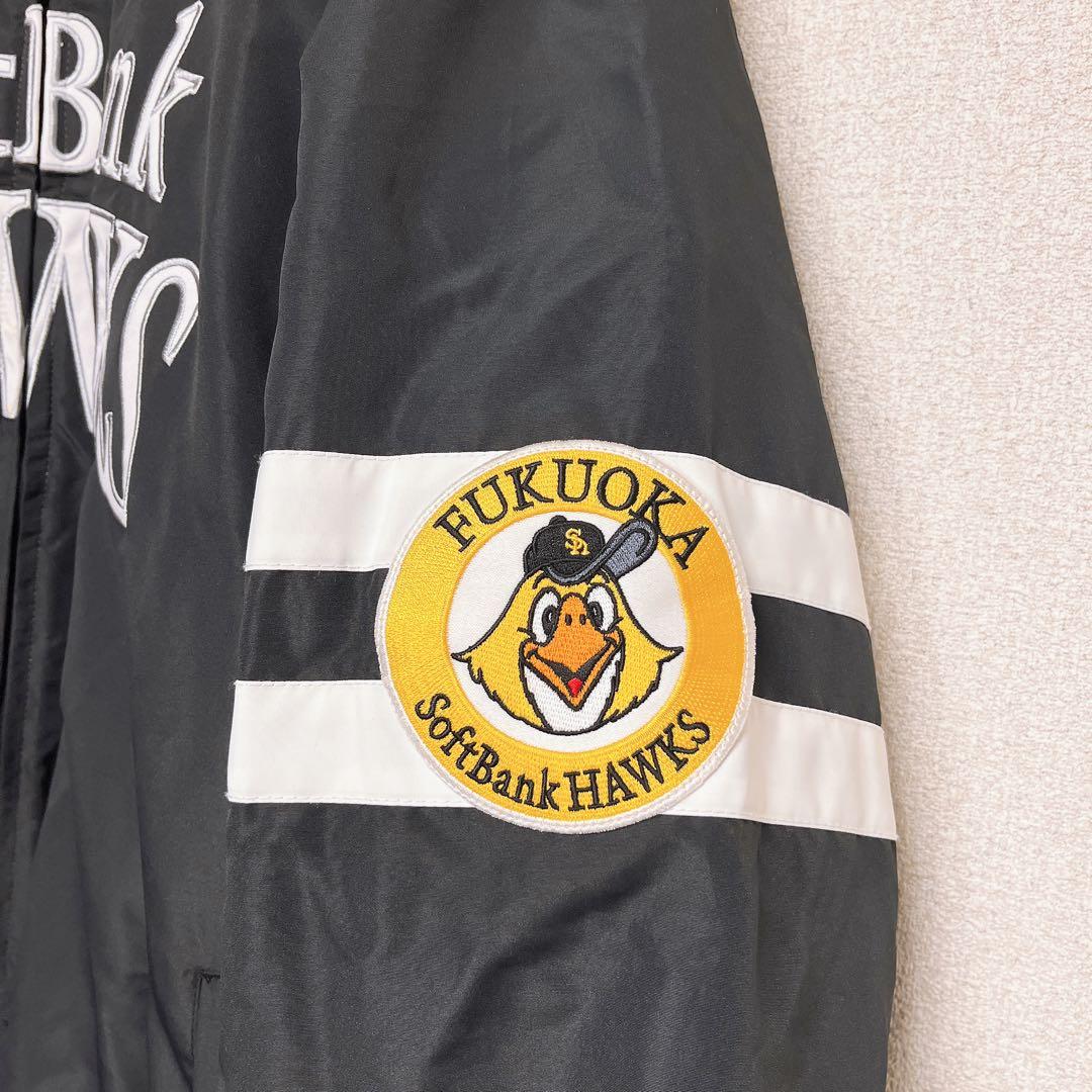 Majestic SoftBank Hawks スタジャン ブラック 黒 3XL