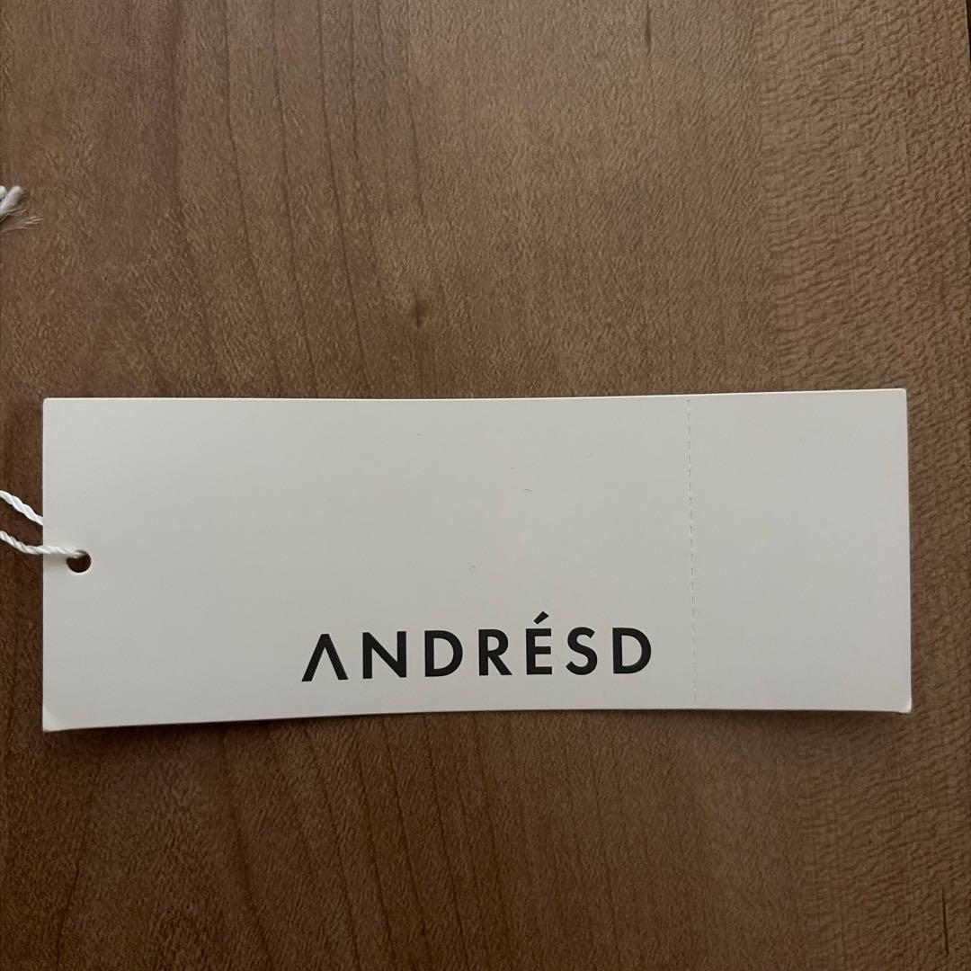 ANDRESD フリルフレアドレス ブラック