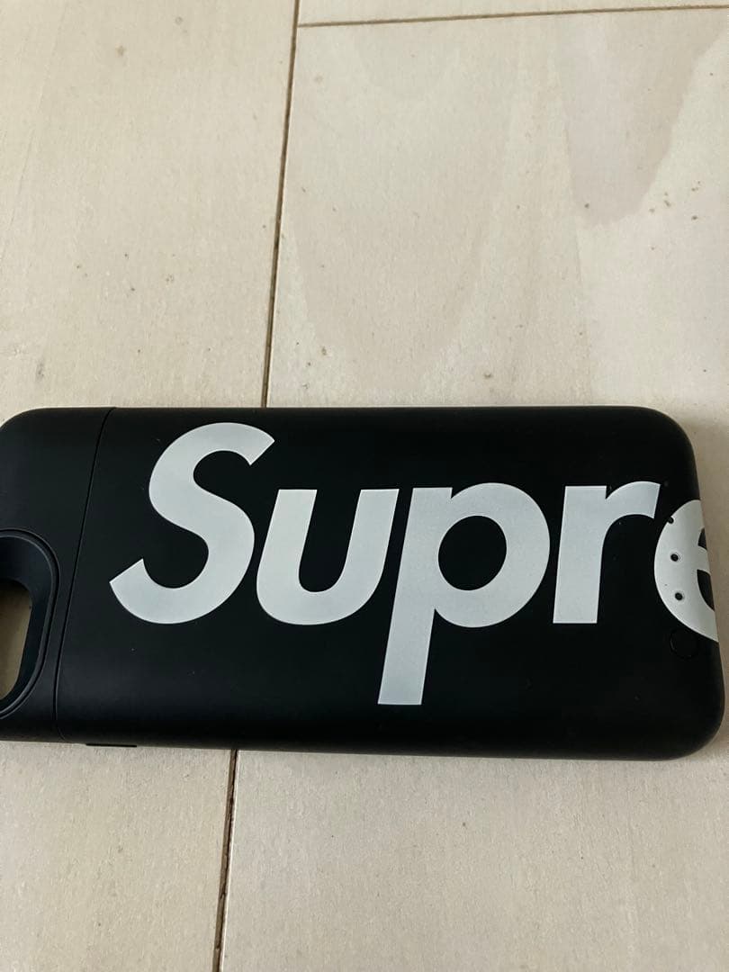 Supreme×mophieコラボケース ブラック iPhone7.8.SE