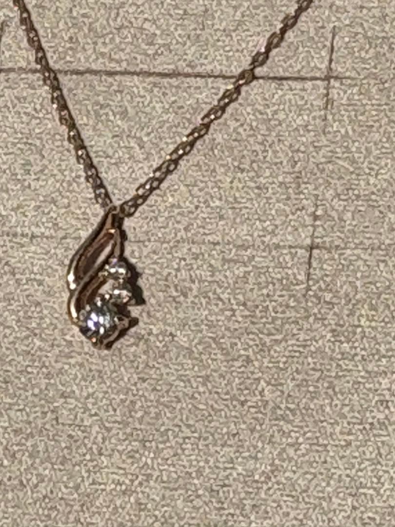 エステール k10 ダイヤモンドネックレス