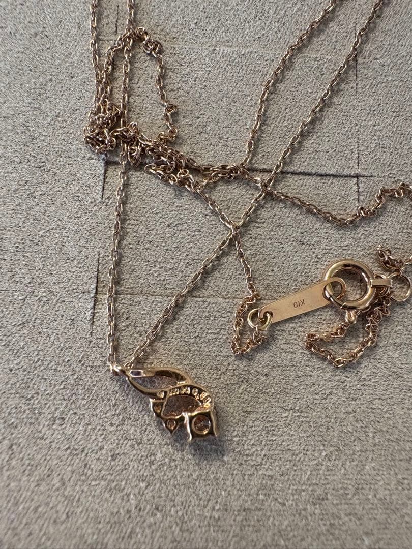 エステール k10 ダイヤモンドネックレス