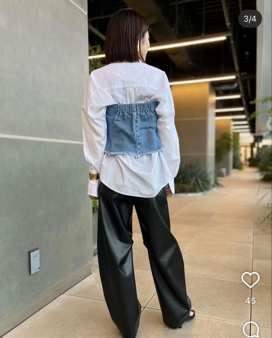 カレンソロジー×77circa デニムビスチェ