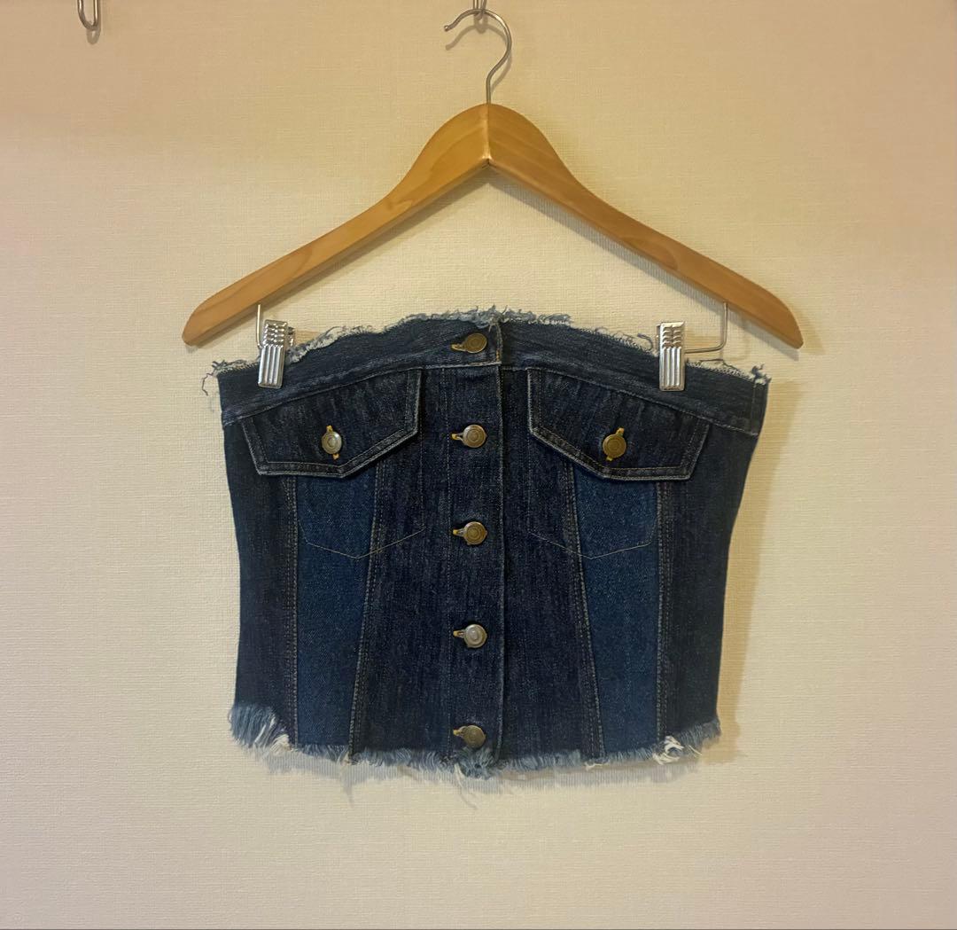 カレンソロジー×77circa デニムビスチェ