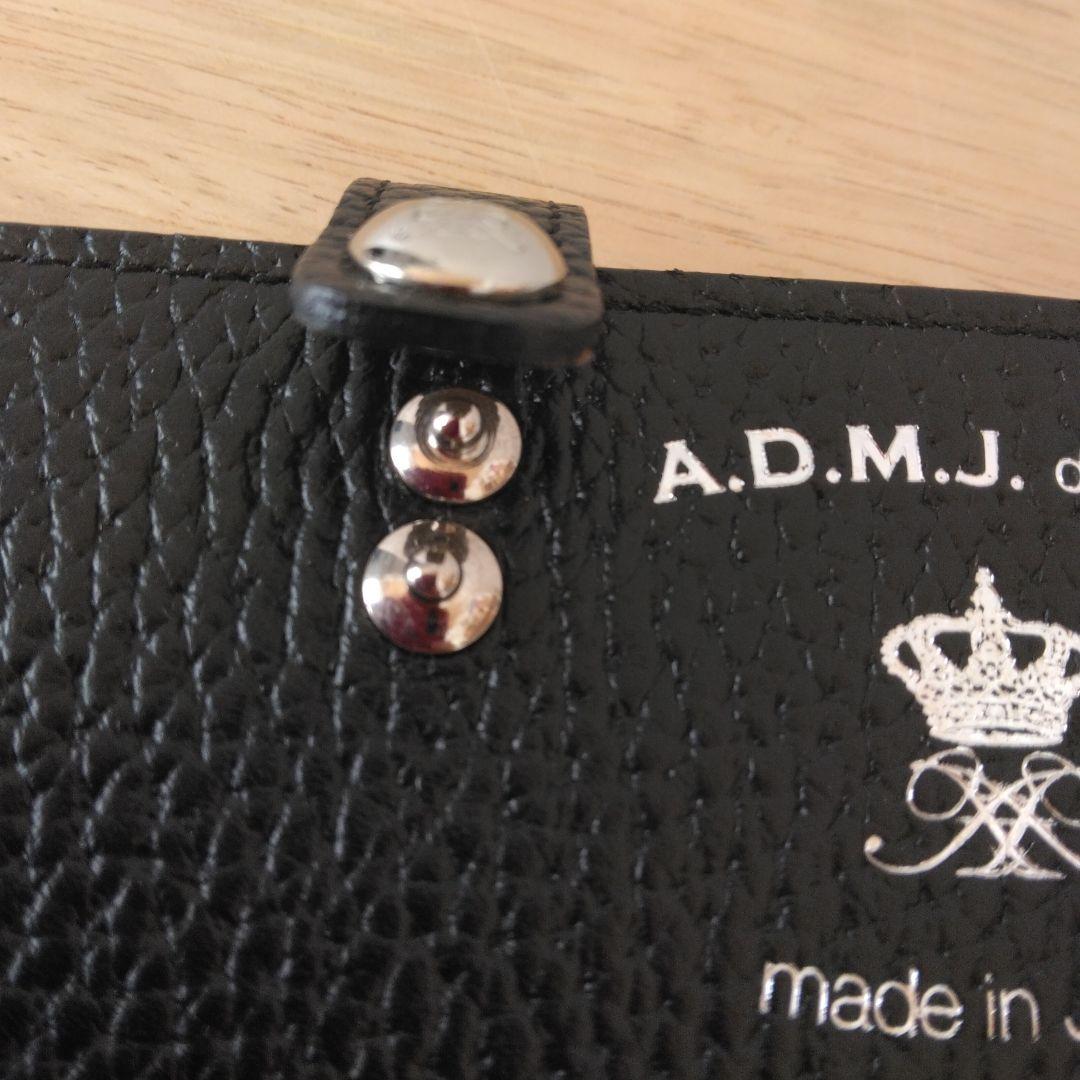 未使用 ☆ ADMJ スリムウォレット 財布 　黒