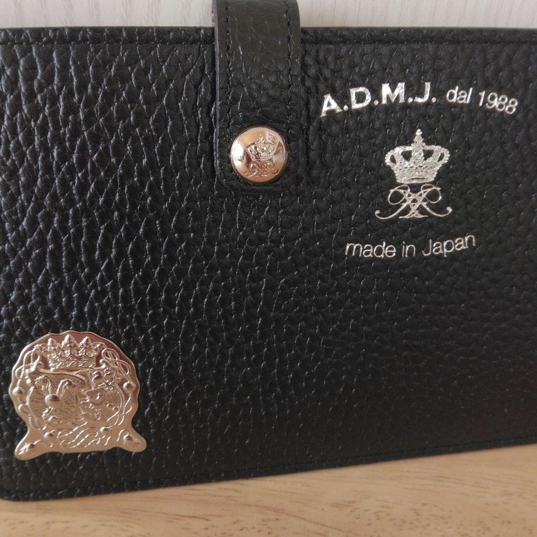 未使用 ☆ ADMJ スリムウォレット 財布 　黒