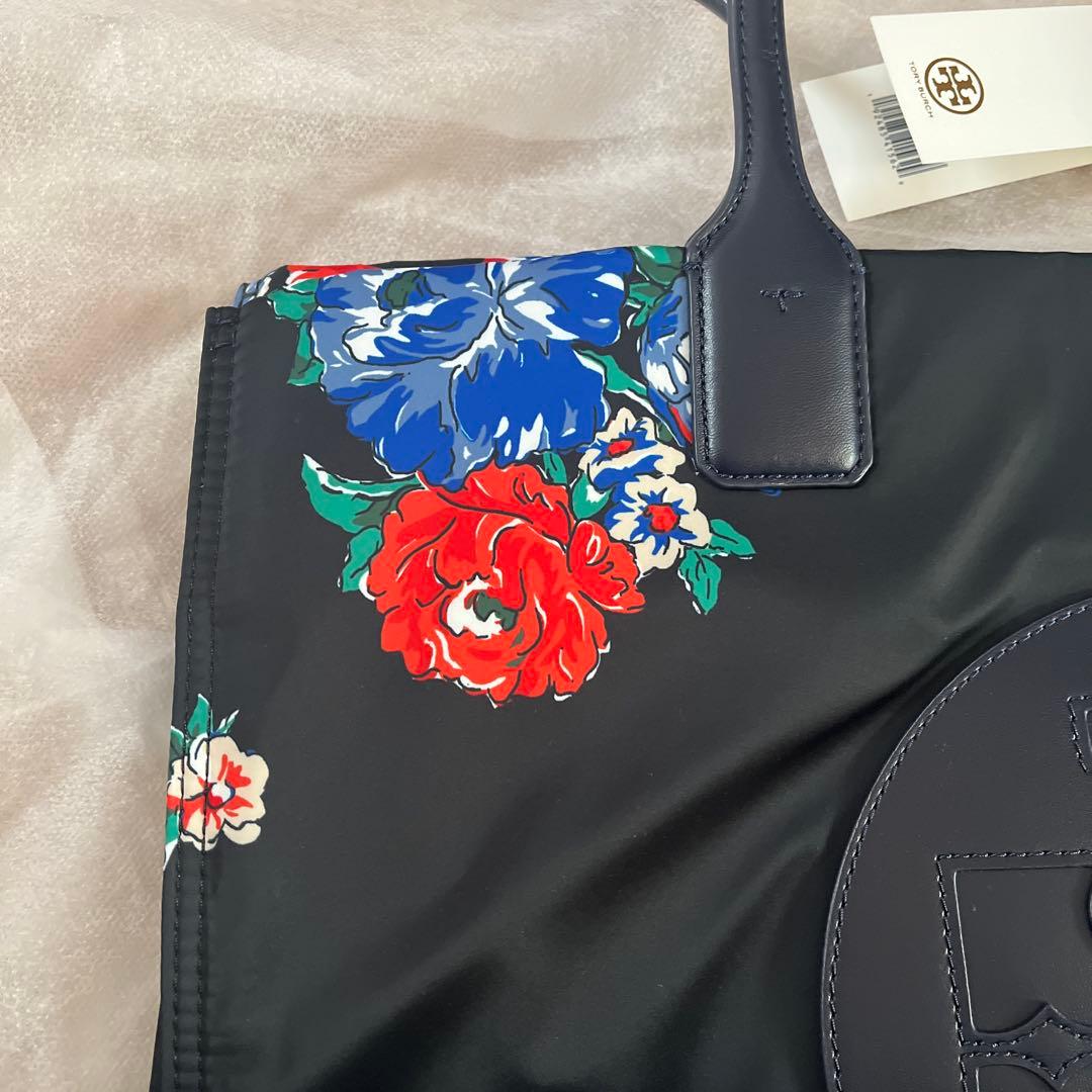 Tory Burch フラワープリント トートバッグ