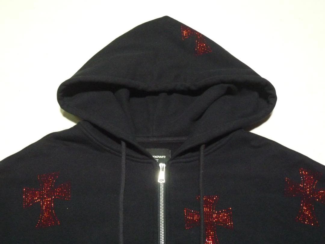 ^._.^　unknown　アンノウン　パーカー　セットアップ　黒　S
