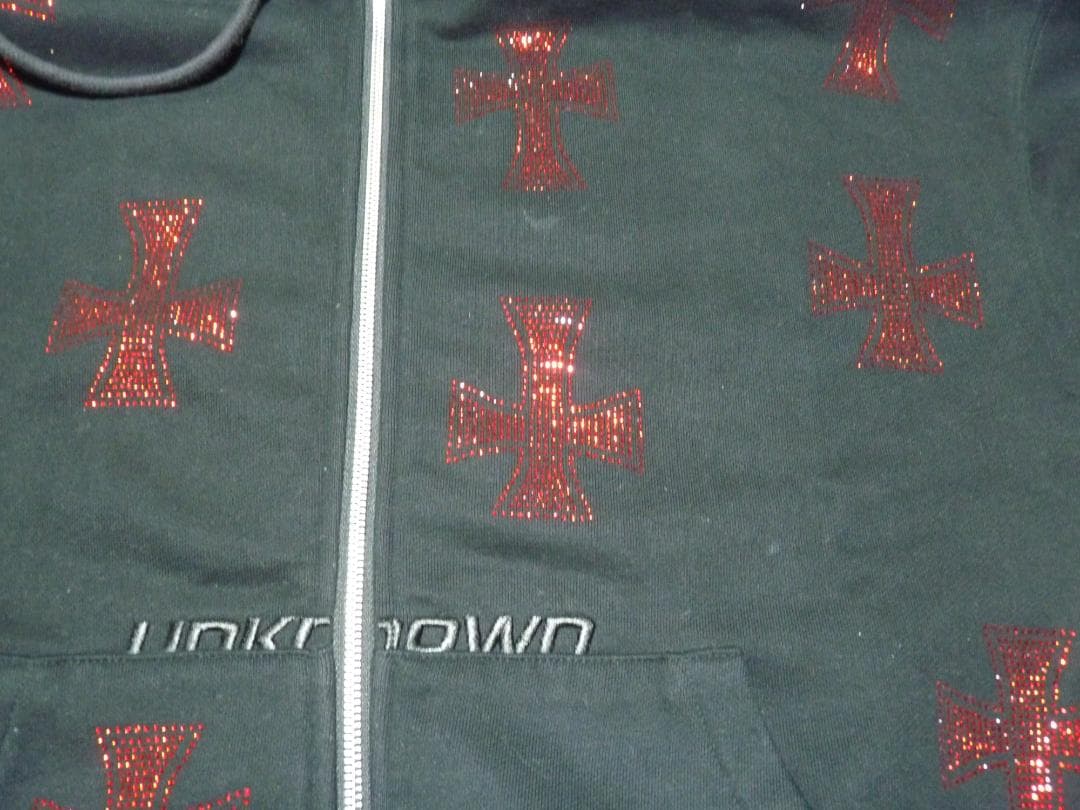 ^._.^　unknown　アンノウン　パーカー　セットアップ　黒　S