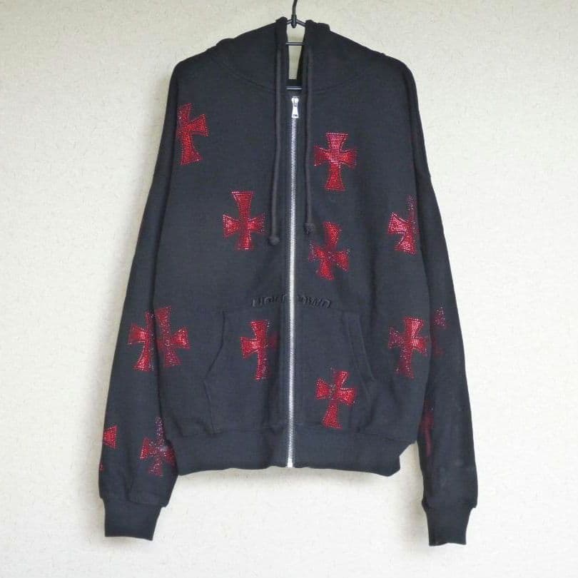 ^._.^　unknown　アンノウン　パーカー　セットアップ　黒　S