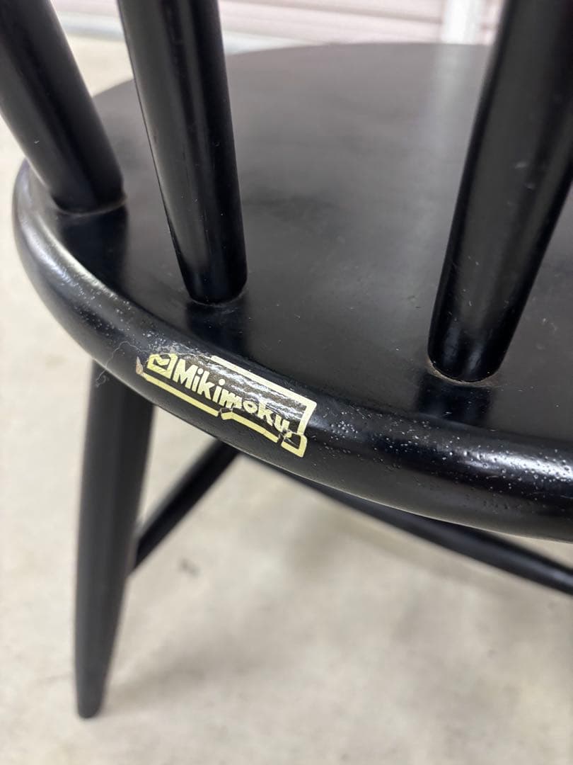 ダイニングチェア Mikimoku　マット黒