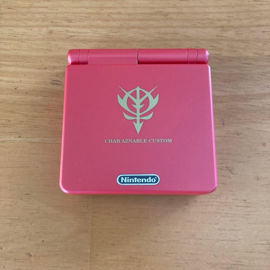 ゲームボーイアドバンス SP本体 シャア専用 カラー　Gジェネレーション