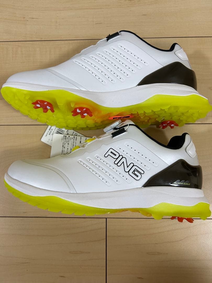 PING ゴルフシューズ BOAダイヤル ホワイト