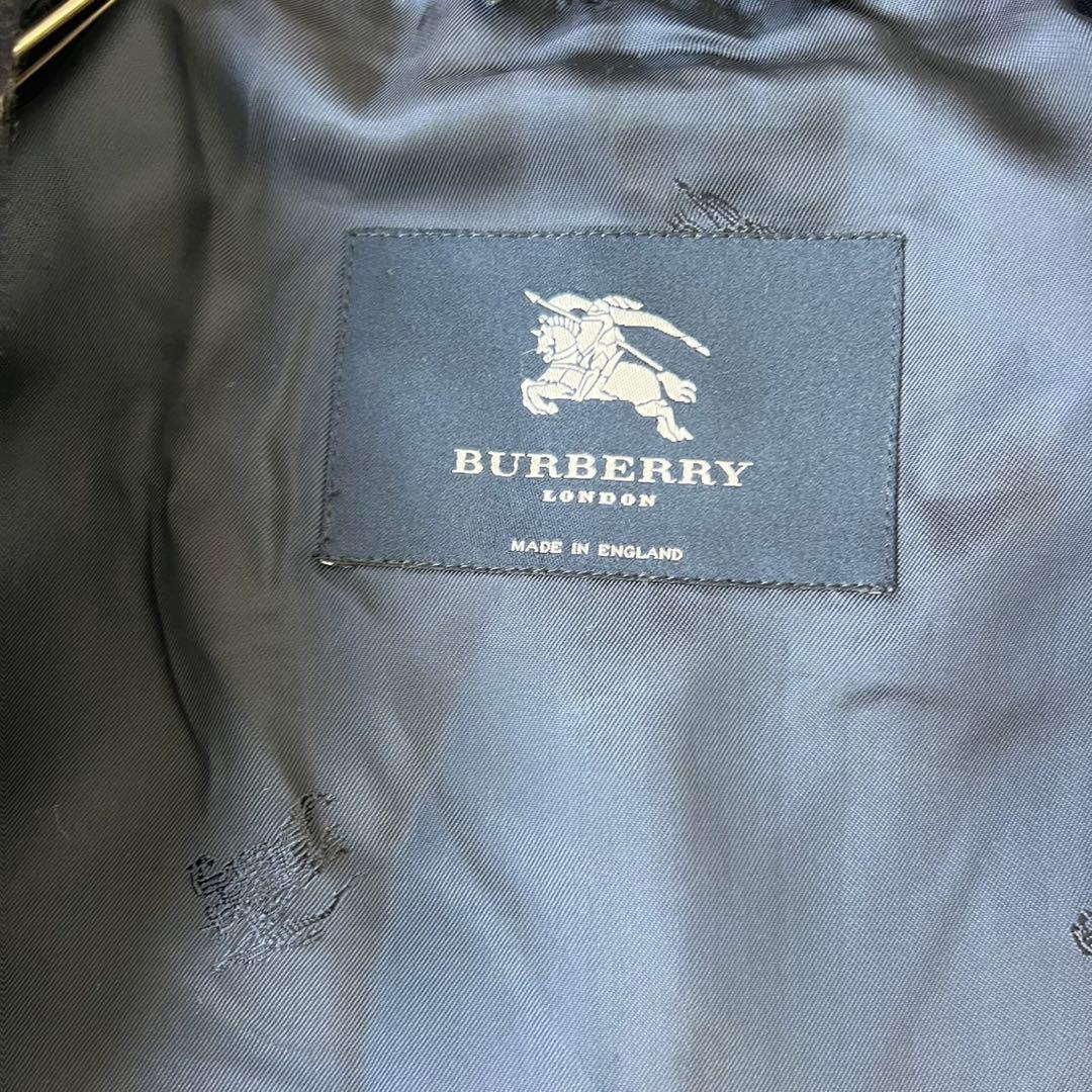 BURBERRY LONDON ロングコート チェック ウール イギリス製