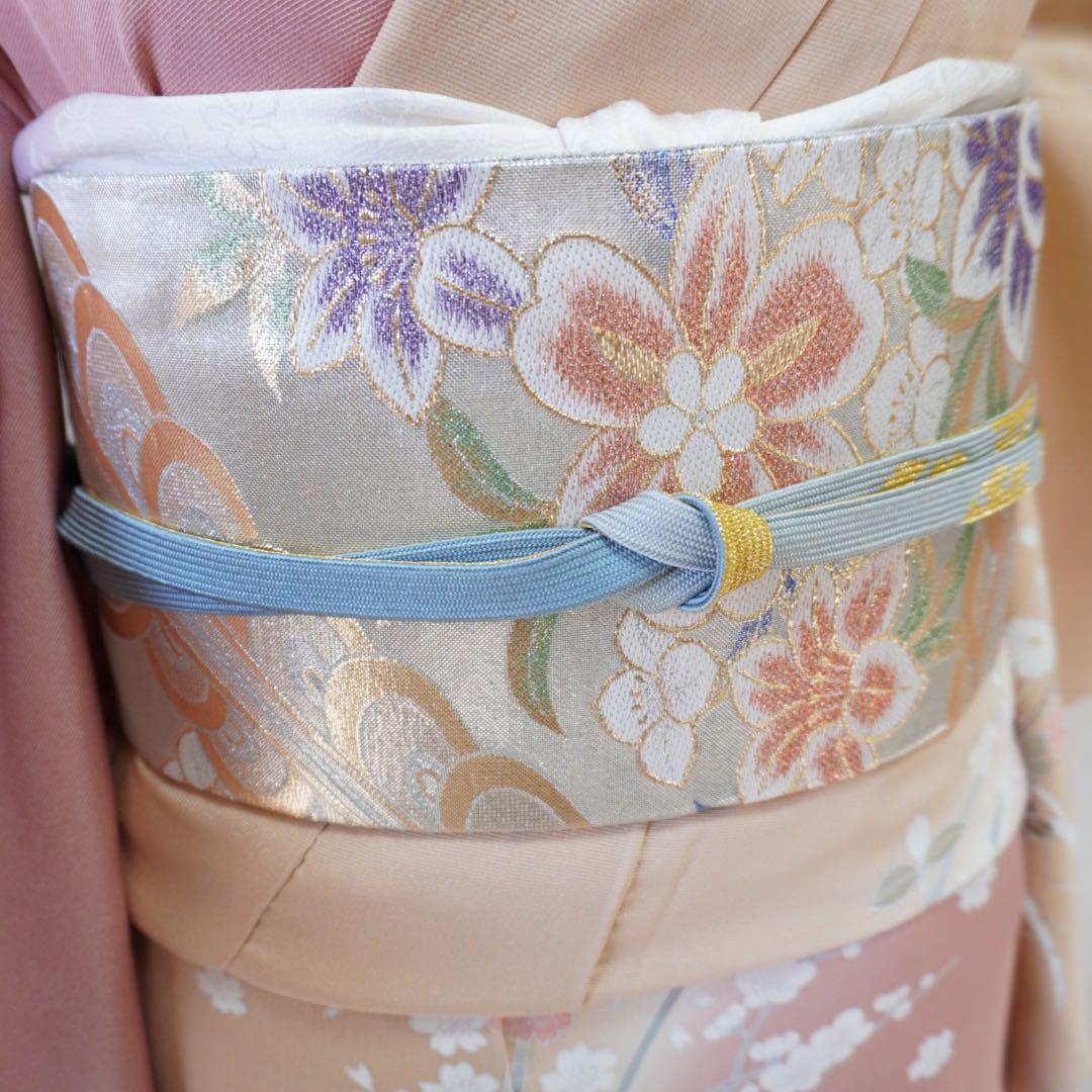 訪問着フルセット　293▪︎ 正絹　卒業式　入学式　お宮参り　七五三　披露宴