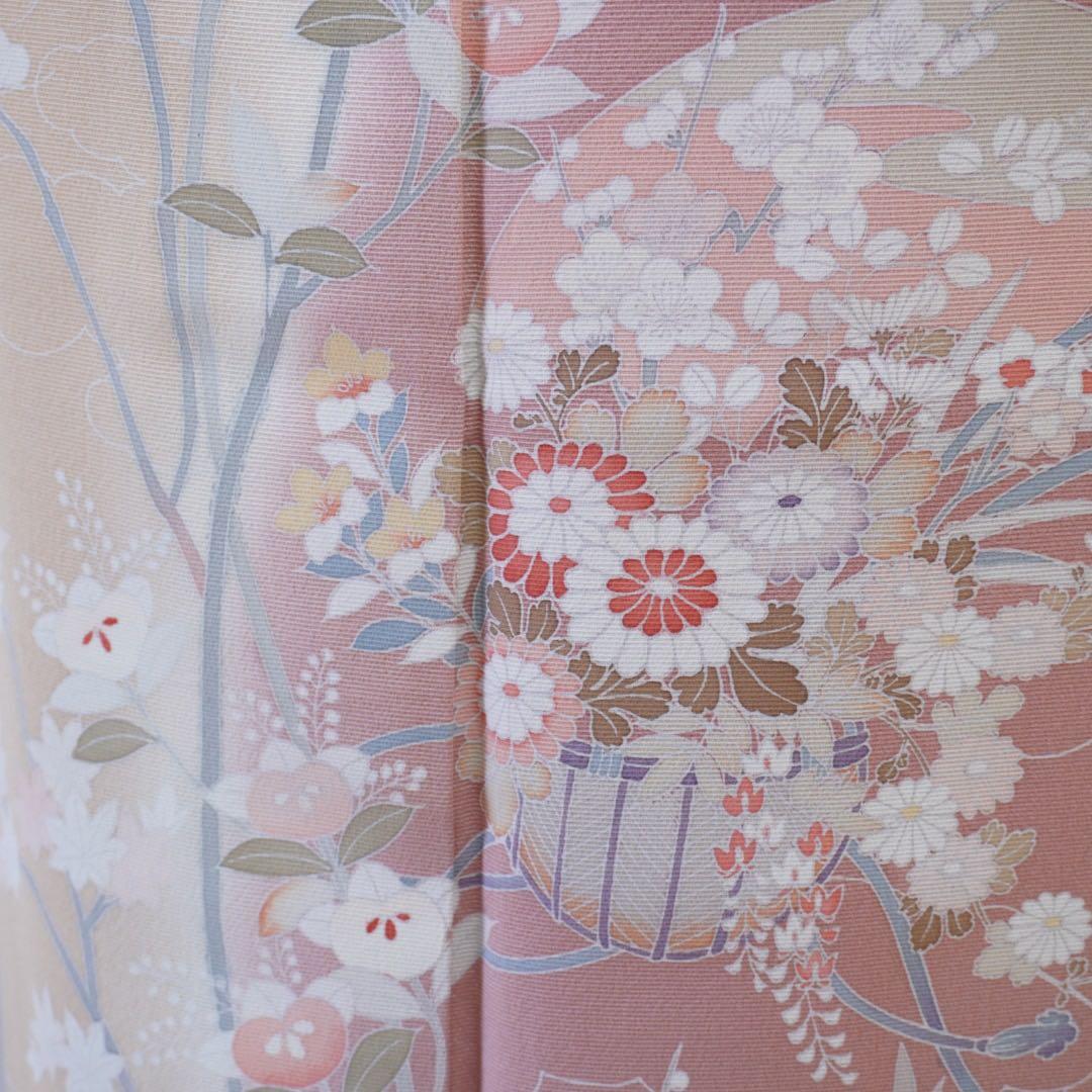 訪問着フルセット　293▪︎ 正絹　卒業式　入学式　お宮参り　七五三　披露宴