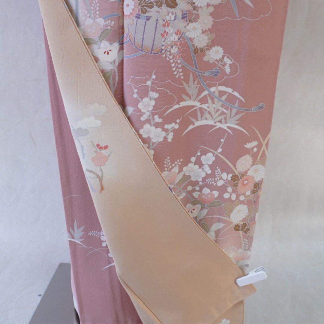 訪問着フルセット　293▪︎ 正絹　卒業式　入学式　お宮参り　七五三　披露宴