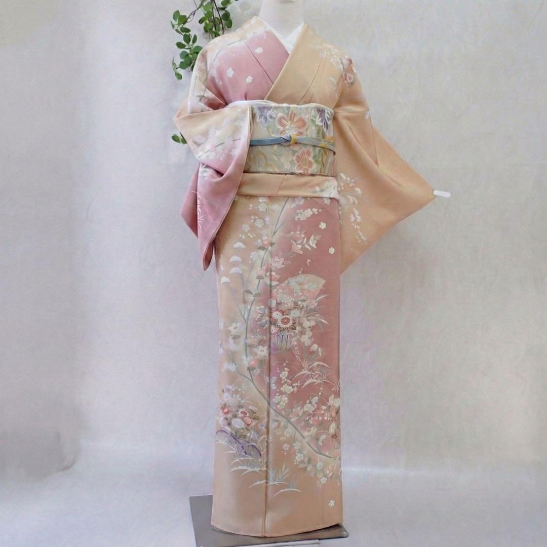 訪問着フルセット　293▪︎ 正絹　卒業式　入学式　お宮参り　七五三　披露宴