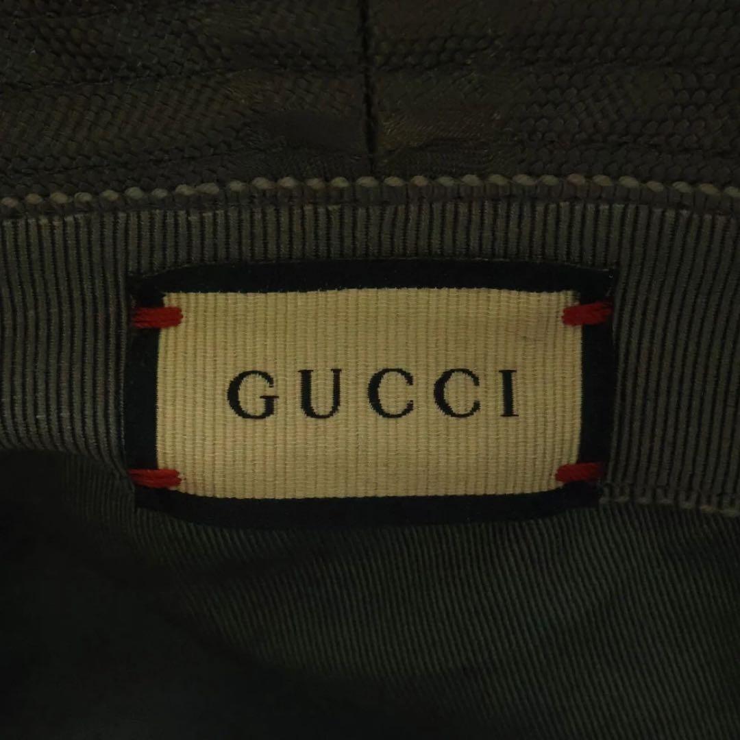 GUCCI Off The Grid GGロゴ総柄 バケットハット