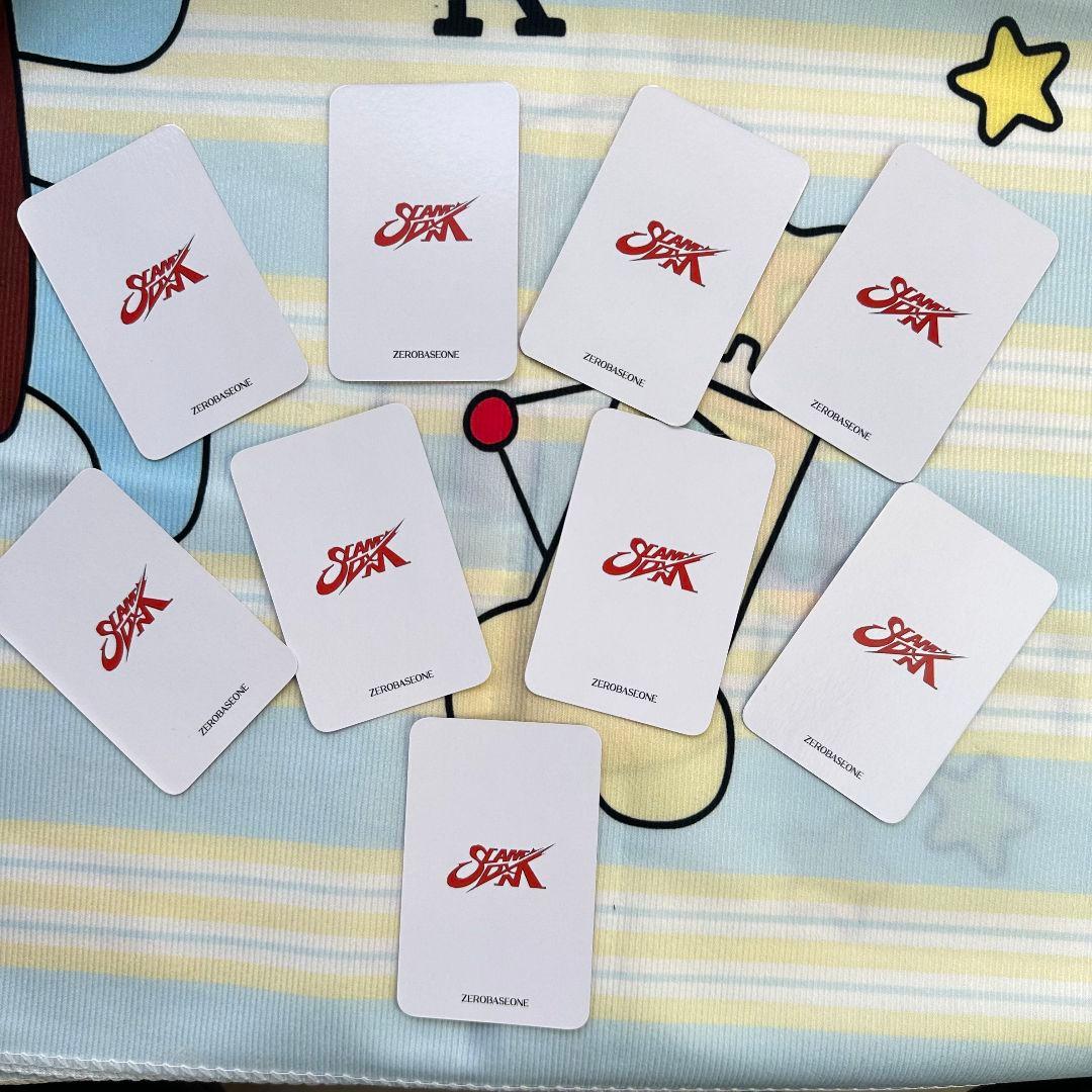 韓国 ZB1 サノク SLAM DUNK トレカ 全員9枚です