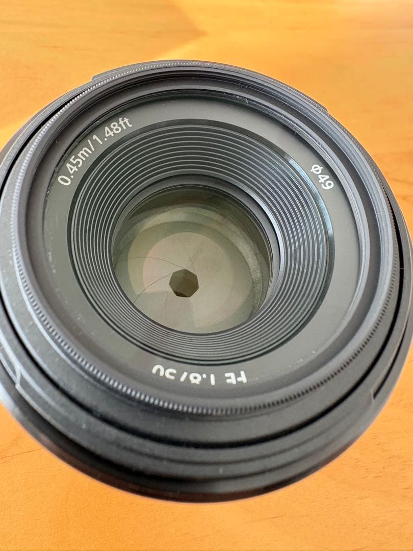 SONY FE 50mm F1.8 Eマウントレンズ　レンズフィルター付き　美品