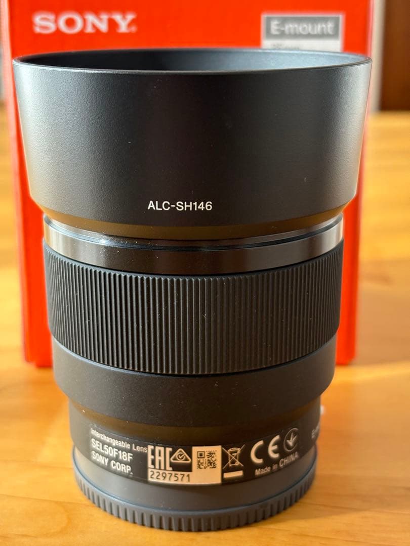 SONY FE 50mm F1.8 Eマウントレンズ　レンズフィルター付き　美品