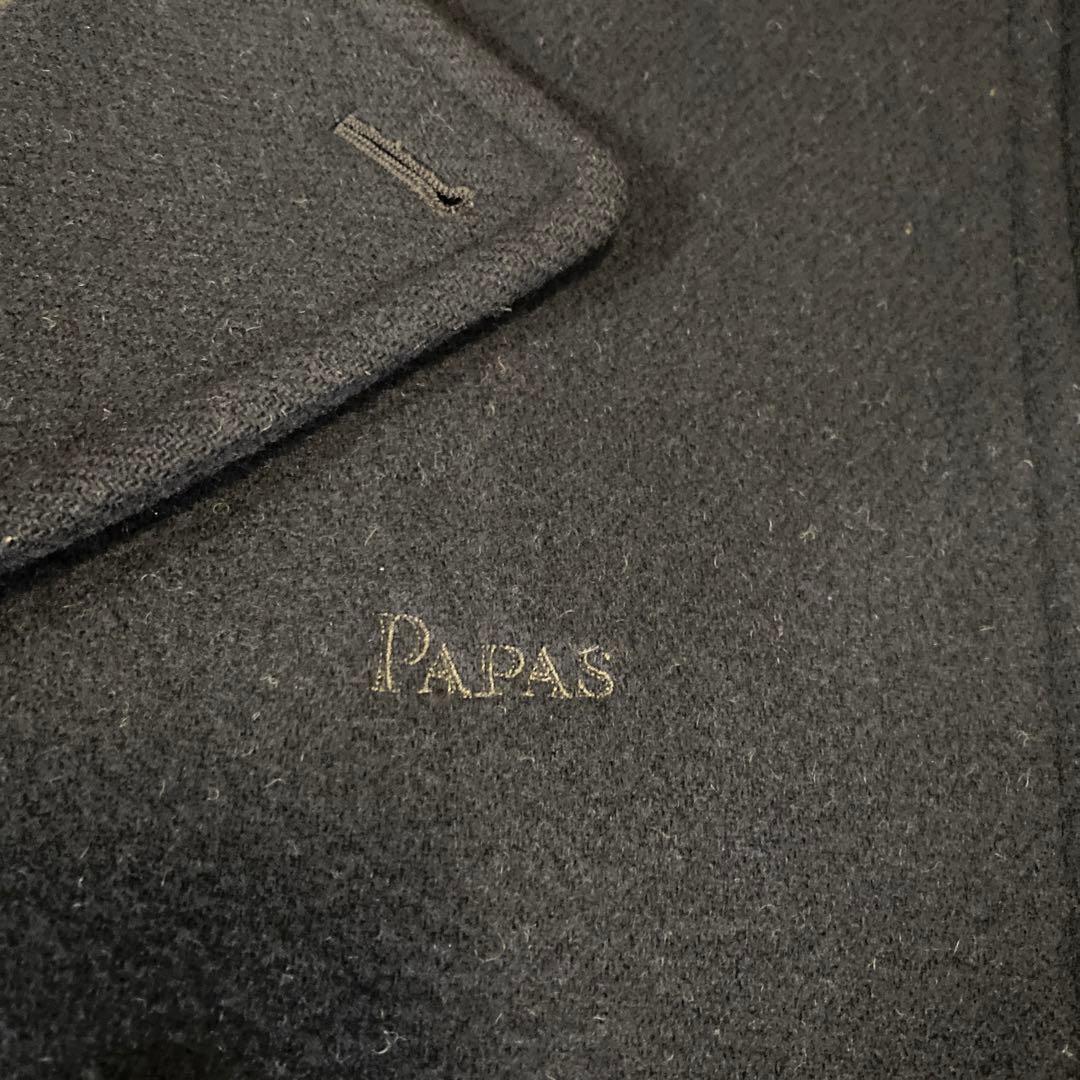 Papas Pコート 表地　毛100%