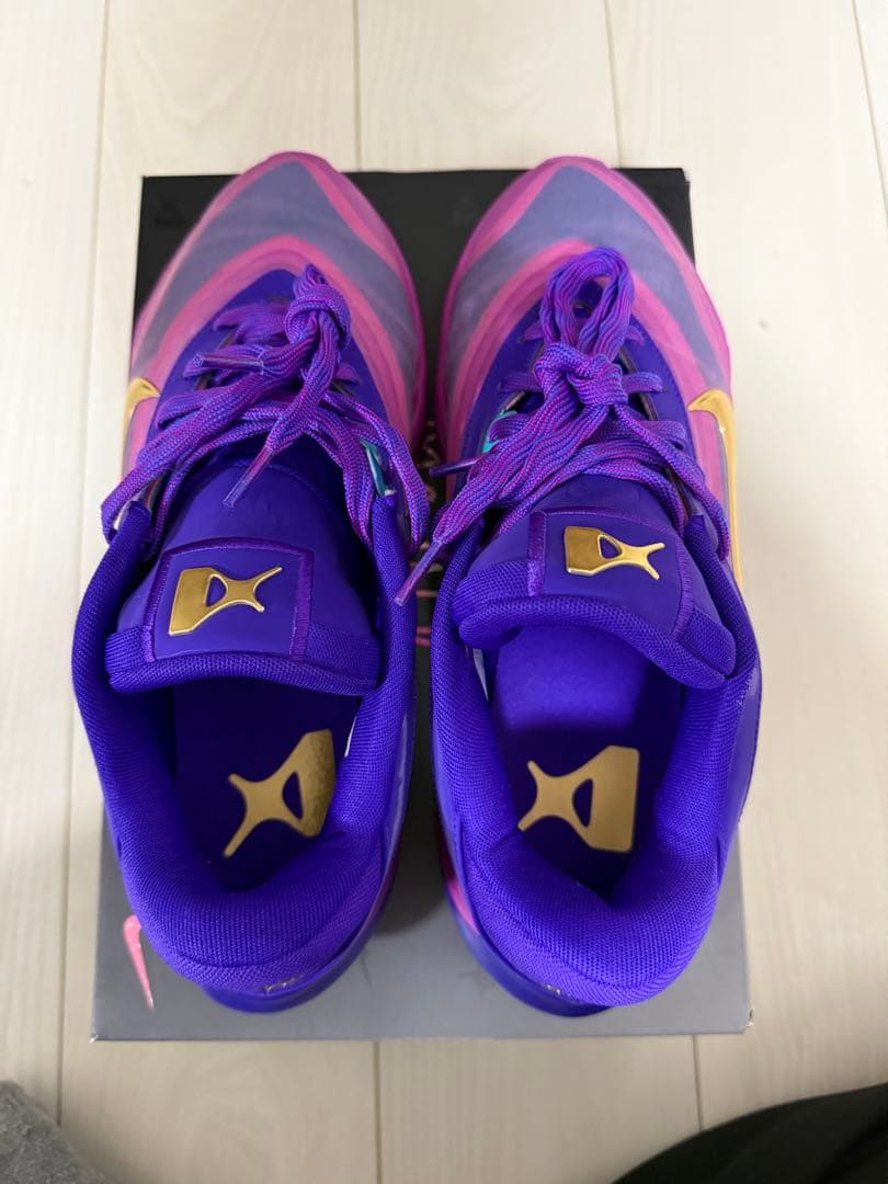 Nike Ajaモデル　A'ONE EP 幅広モデル27cm 紫/ピンク