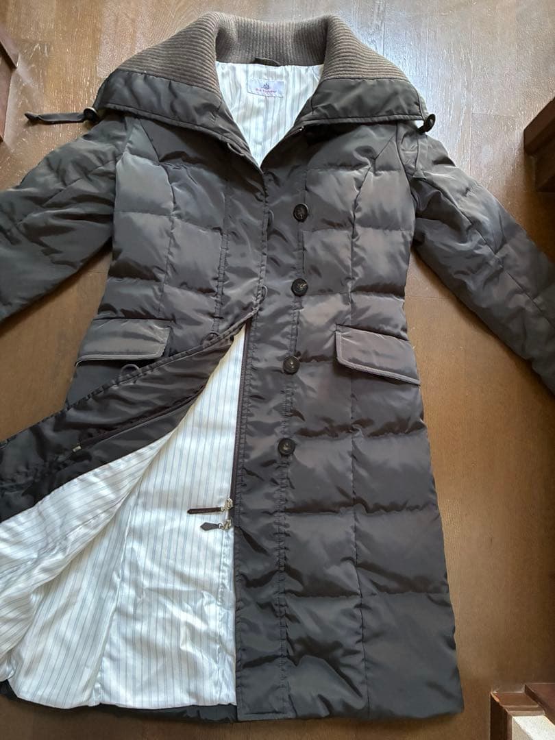 オールドイングランド　ダウンコート　ブラウン　36