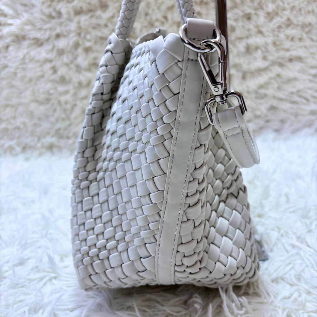 美品 DIANA 2WAY メッシュ ショルダーバッグ トートバッグ インナー