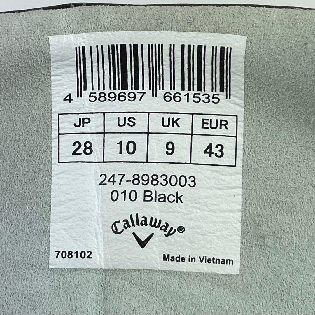 美品！Callaway キャロウェイ 石川遼着用モデル ゴルフ スパイクレス 黒