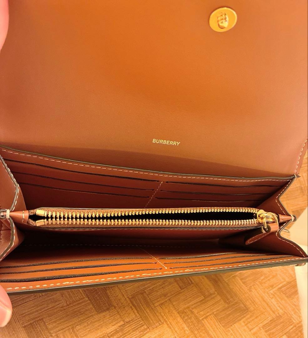 【未使用】バーバリー チェックコンチネンタルウォレット アーカイブベージュ