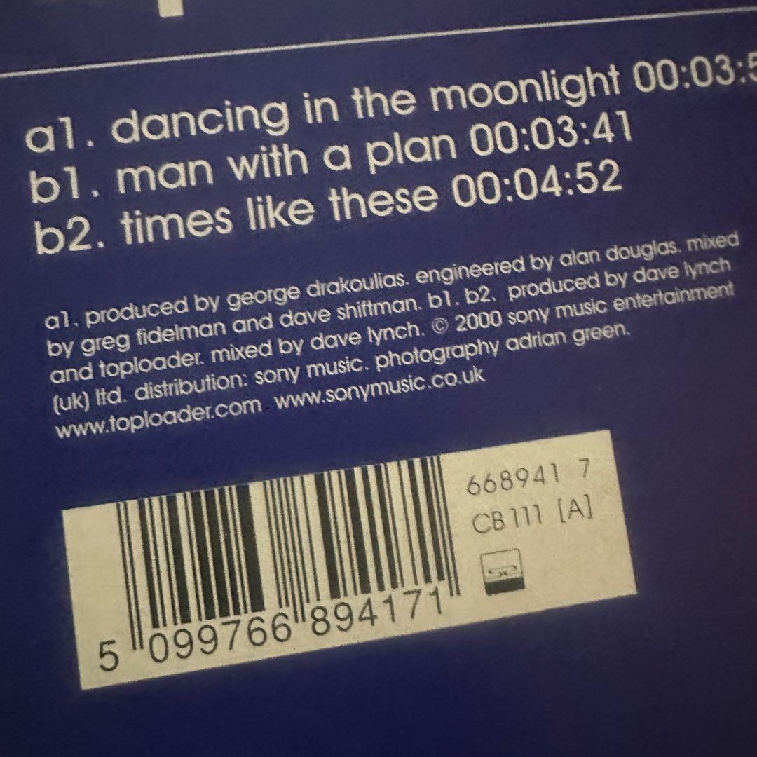 toploader-dancing in the moonlight 7” レア