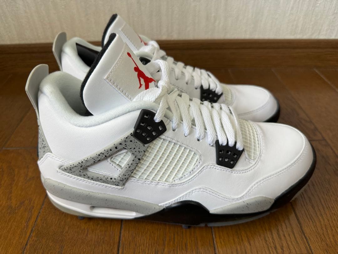 【未使用品】 AIR JORDAN 4 GOLF ホワイトセメント 27cm