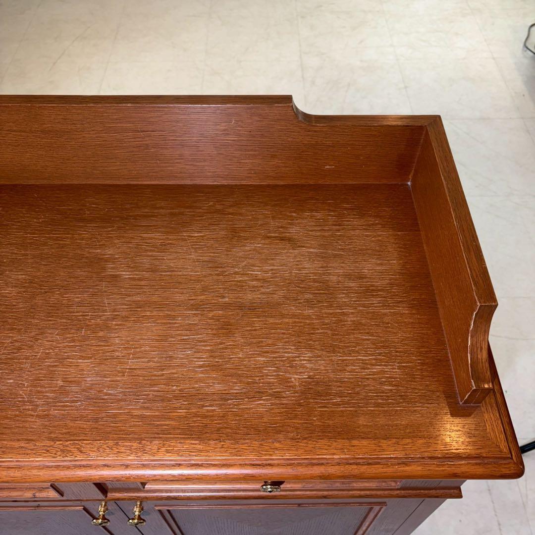 キャビネット　サイドボード　コンソール　飾り棚　多目的　木製　コンセント付き