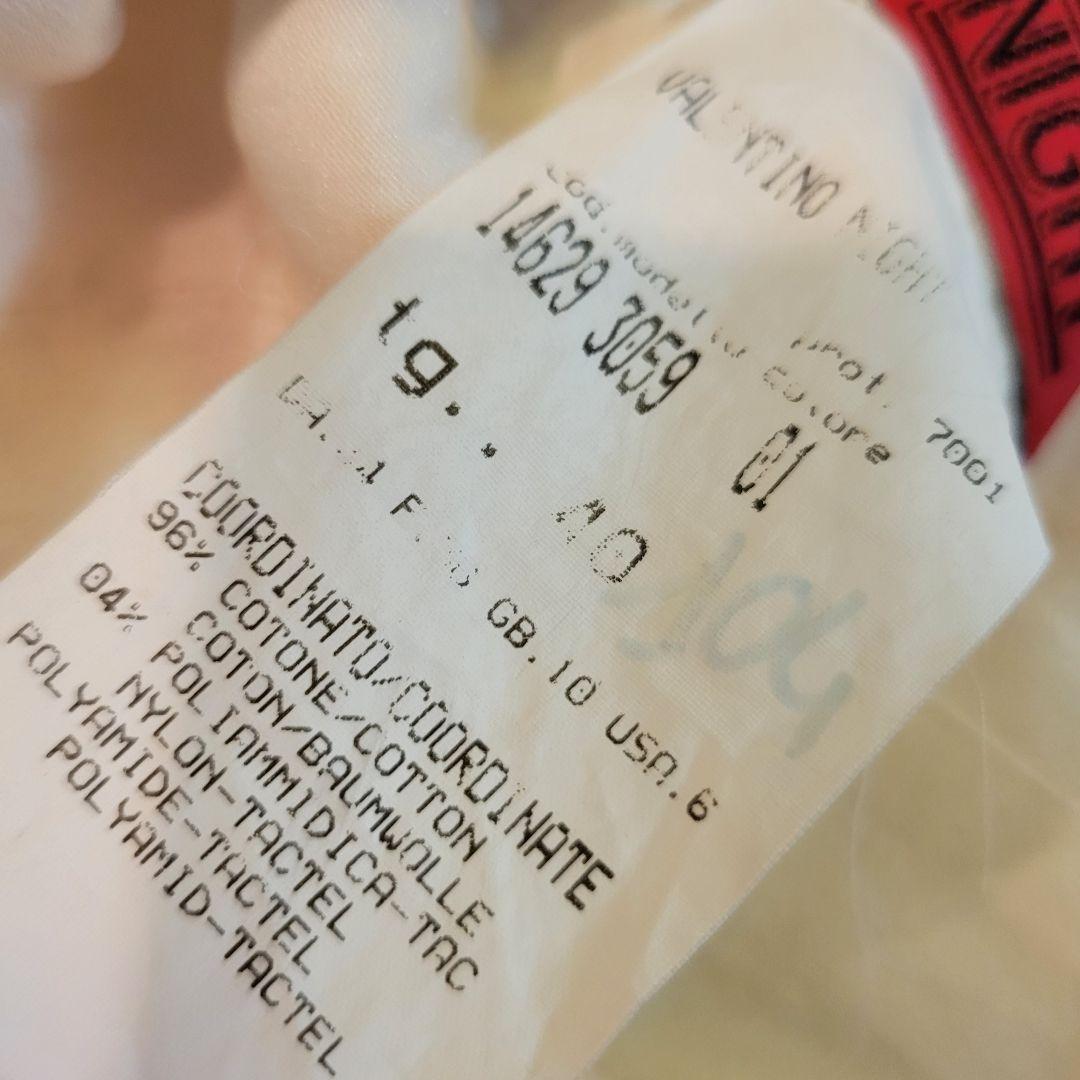 VALENTINO NIGFT ホワイト リボン ビスチェ