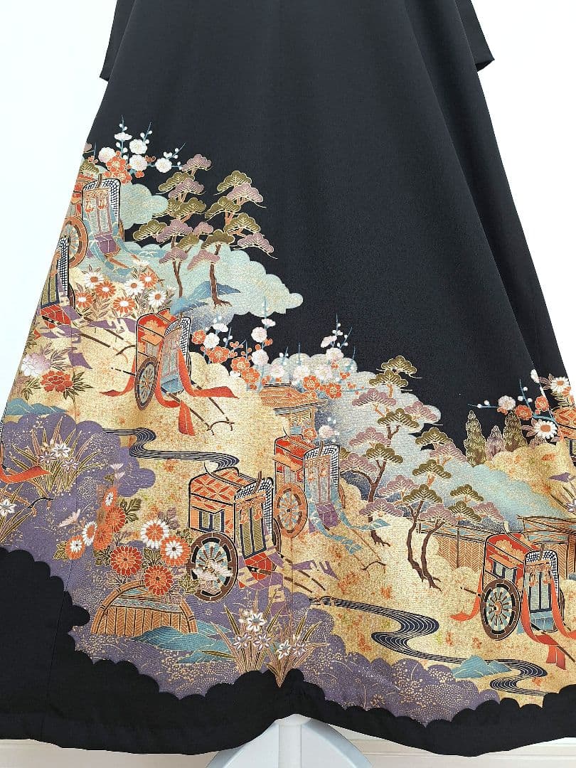 着物リメイクワンピース3657