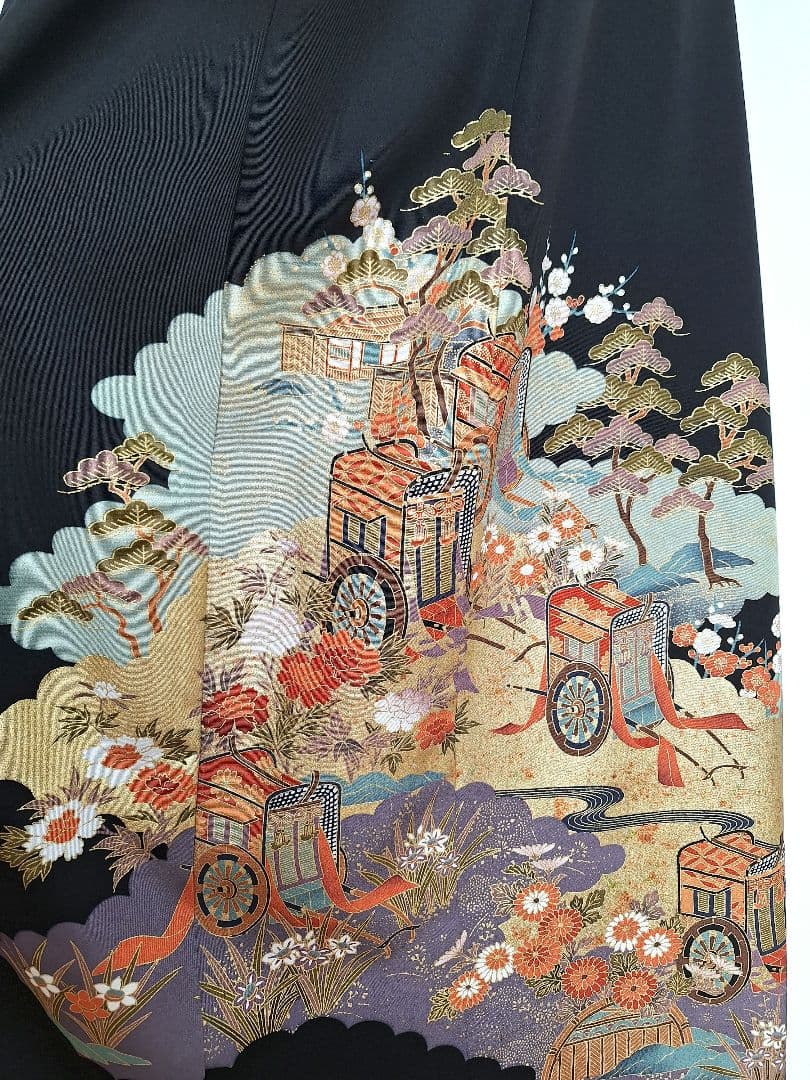 着物リメイクワンピース3657