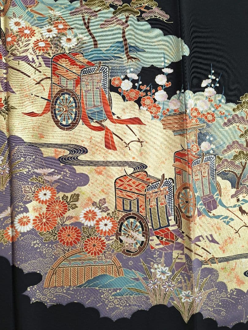 着物リメイクワンピース3657