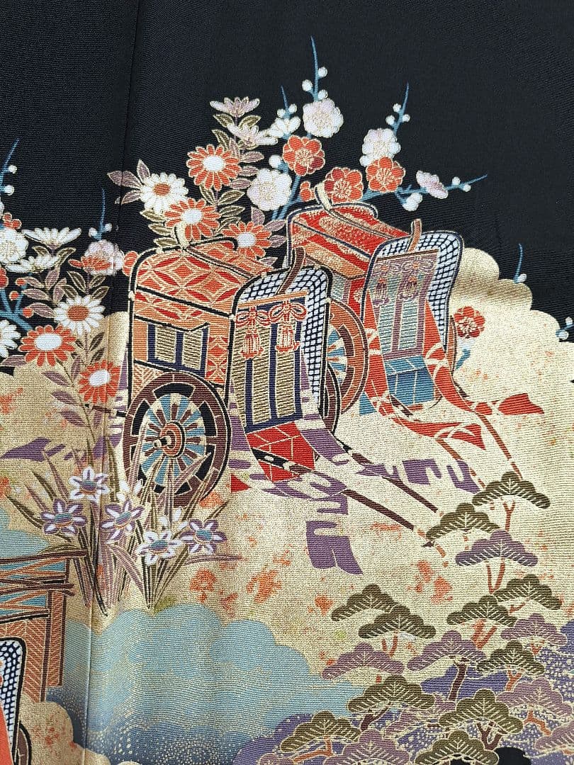 着物リメイクワンピース3657