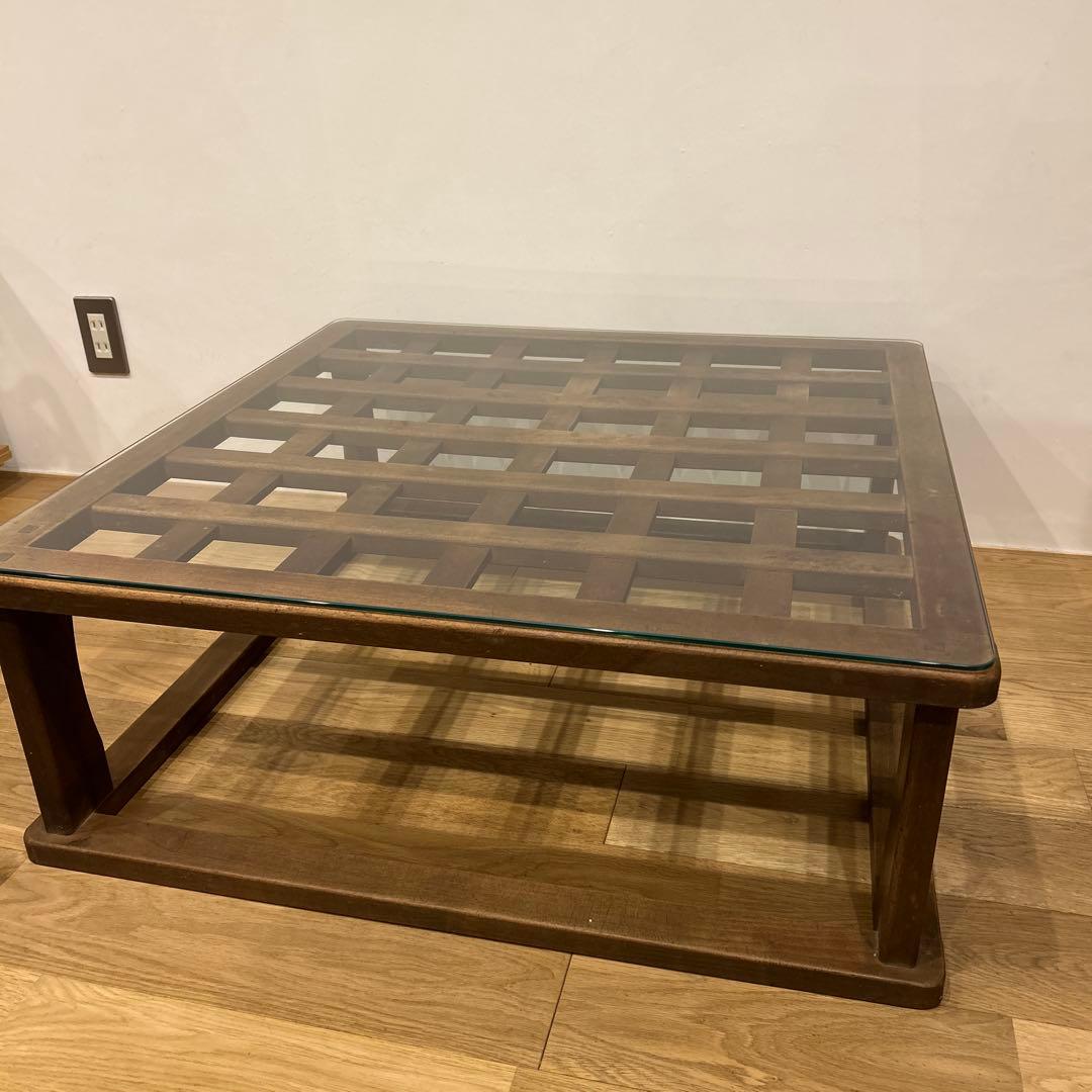 古道具　古家具　昭和レトロ　　生活雑貨　蚤の市 古い炬燵のテーブル