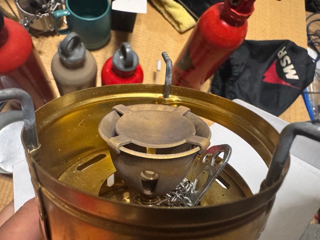 OPTIMUS SVEA シングルバーナー 123R 箱にシール跡有