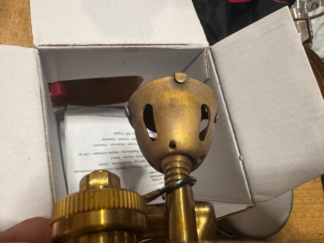 OPTIMUS SVEA シングルバーナー 123R 箱にシール跡有