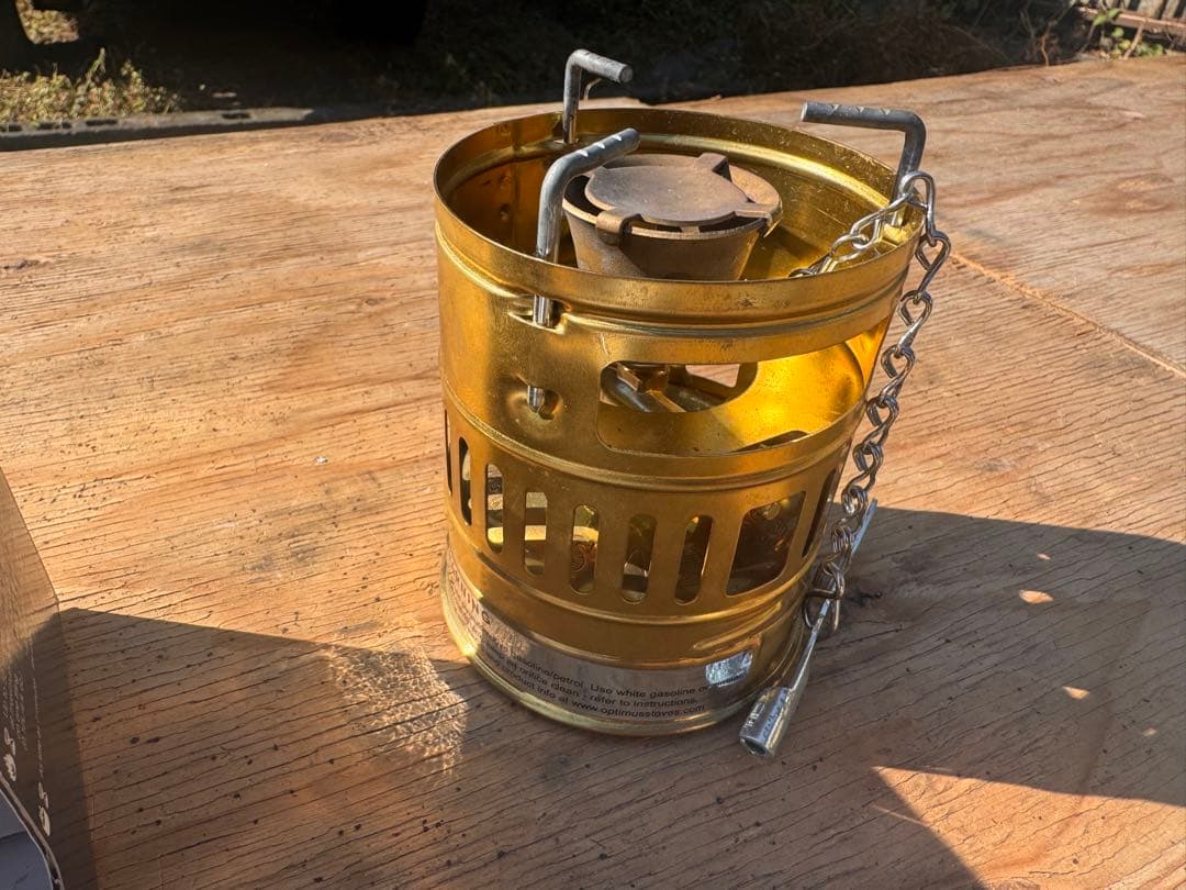 OPTIMUS SVEA シングルバーナー 123R 箱にシール跡有