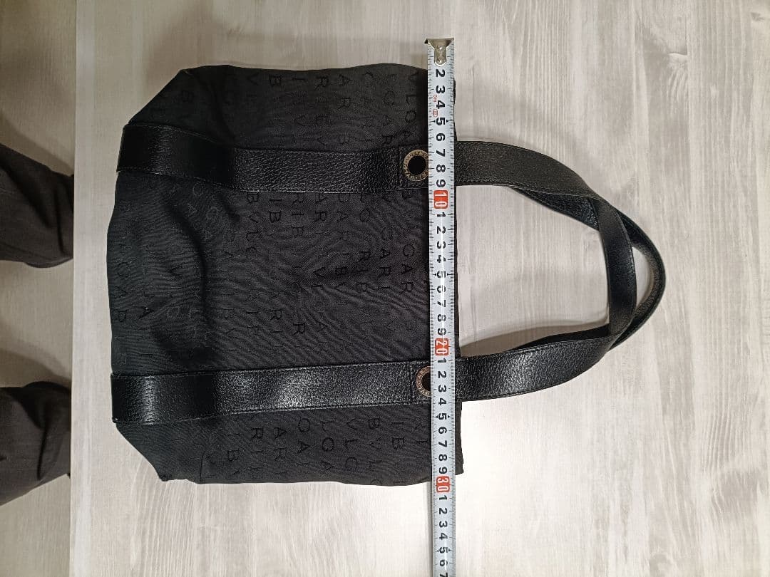 【BVLGARI】 ブラック トートバッグ