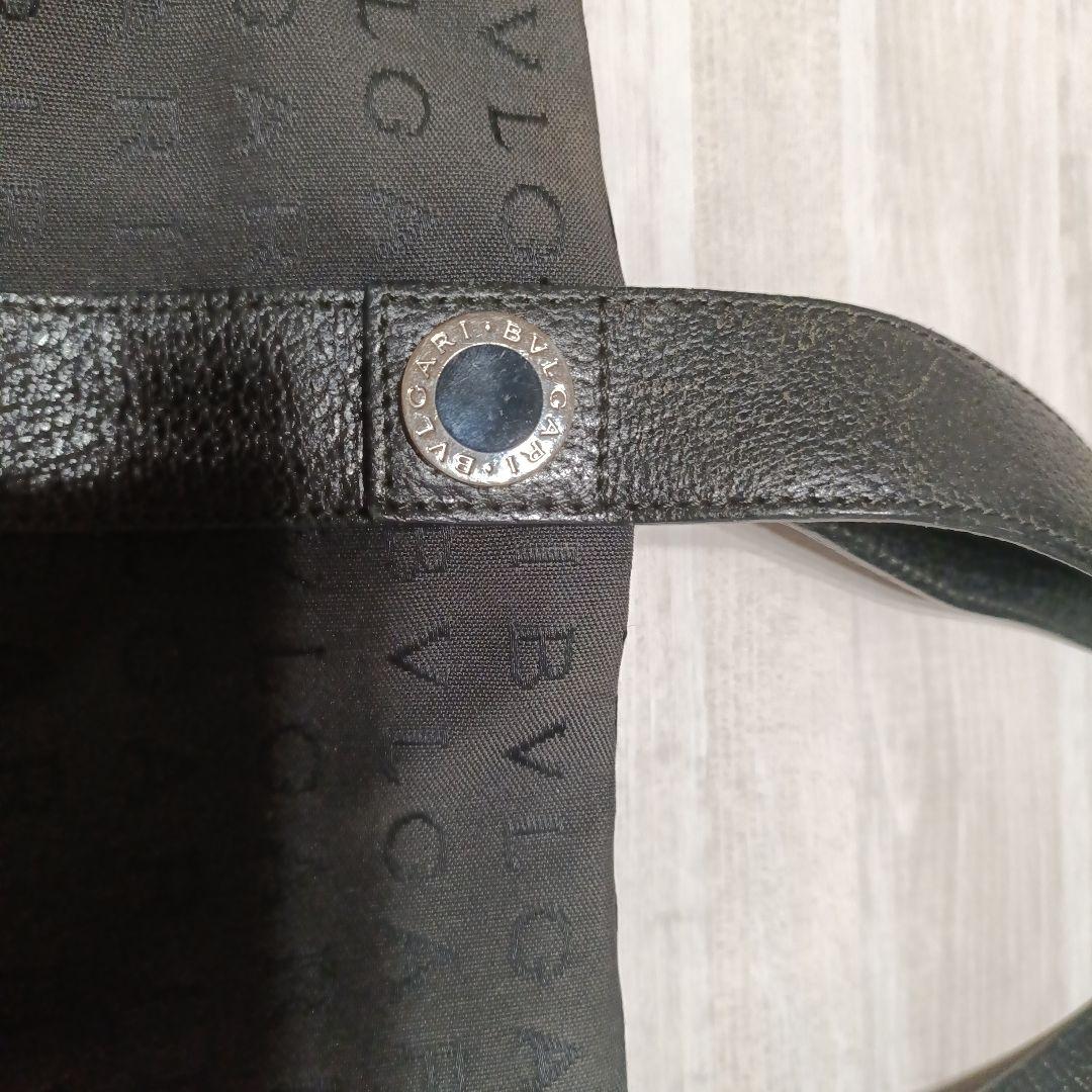 【BVLGARI】 ブラック トートバッグ