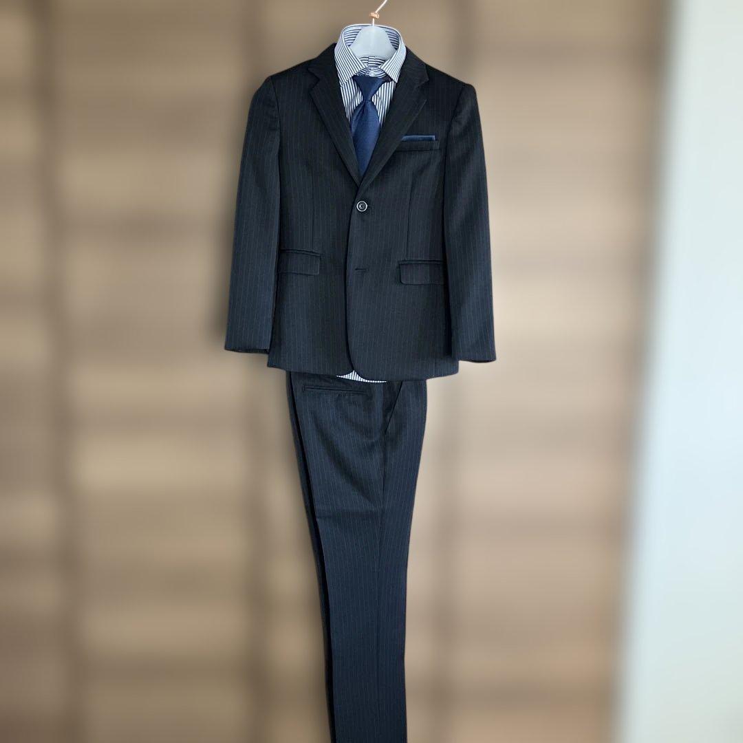 卒業式　ベーシックスーツ5点　 150cm