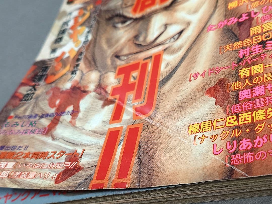 ヤングアニマル1992年創刊号『ジャパン』表紙&巻頭カラー/三浦建太郎/武論尊