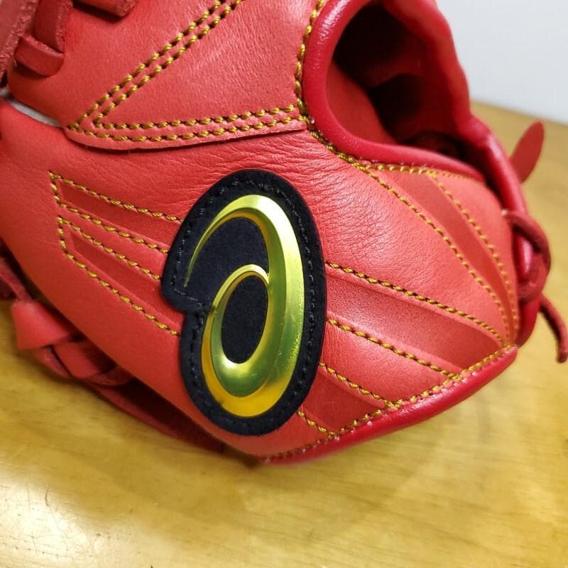 アシックス 田中広輔モデル 広島カープ 左投げ用 良品 児童用 軟式グローブ