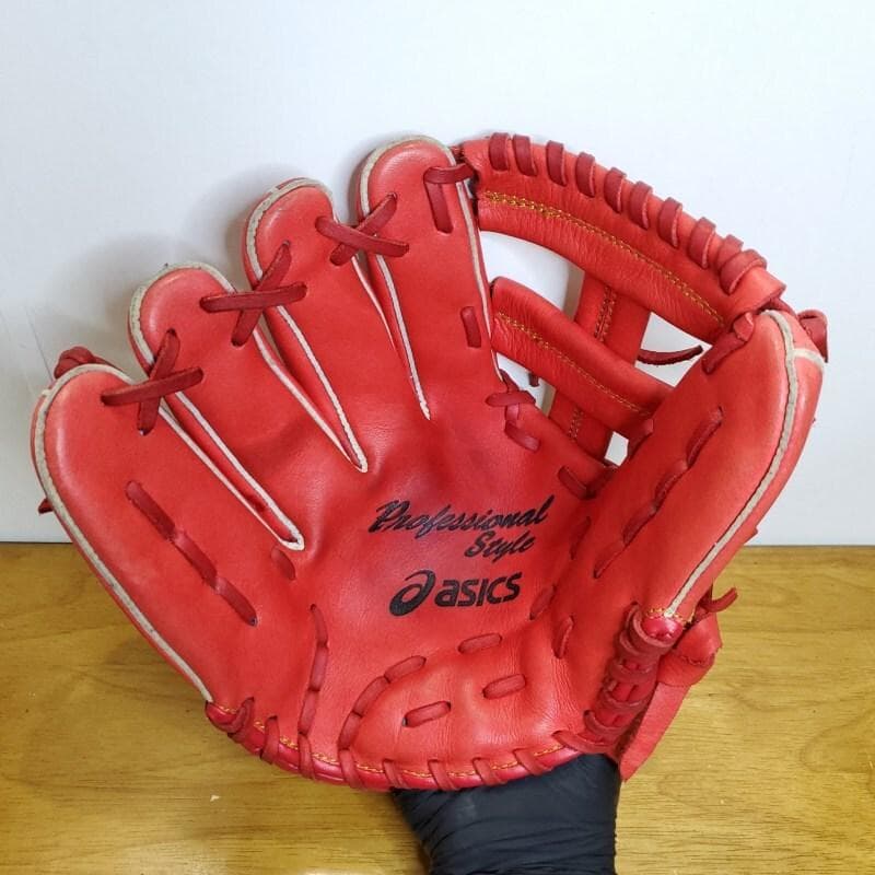 アシックス 田中広輔モデル 広島カープ 左投げ用 良品 児童用 軟式グローブ