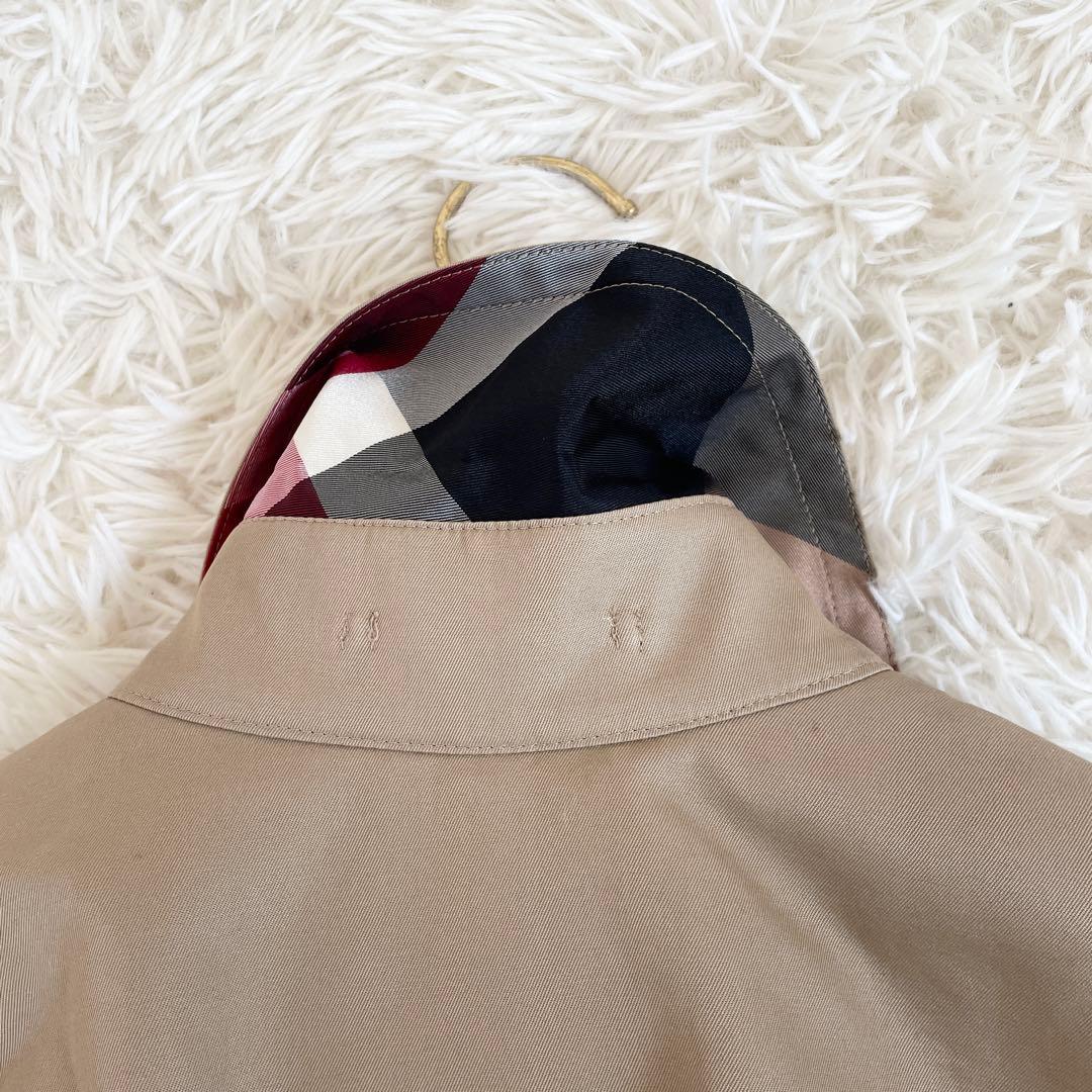 美品　ブルーレーベルクレストブリッジ　トレンチコート　2way　ハニーベージュ